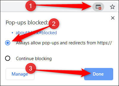 disable pop up blocker for mac